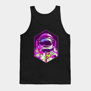 Space Astronaut Junk Food Love Tank Top